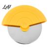Durable Cheese Cutting Blade Stainless Steel Pizza Cutter Wheel Pastry Dough Slicer Tool for Crusts Easy Grip Baking Pie Pastries Pancake Ergonomic