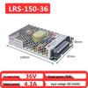 MWPS Ultra-Thin LRS-150-24V 6.5A AC 220V To DC 12V/36V/48V Industrial Switch Power Supply