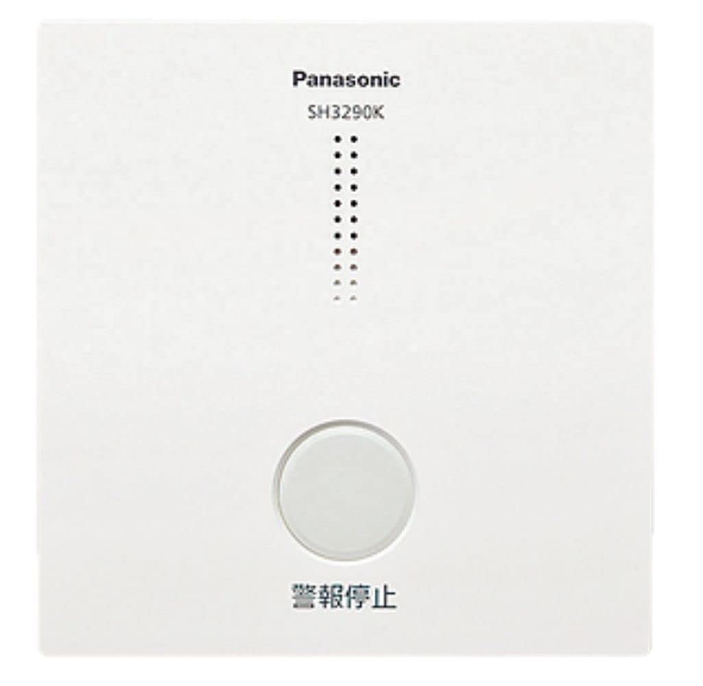 

Panasonic Smoke Detector Wireless Interlocking Contact Cool 1 SH3290K Detector/Heat Adapter, White, piece,