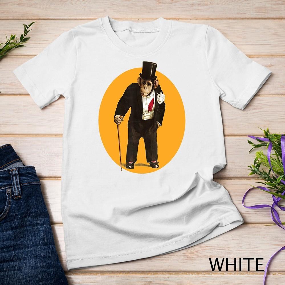 

Funny Circus Chimpanzee in a Suit Unisex T-shirt M