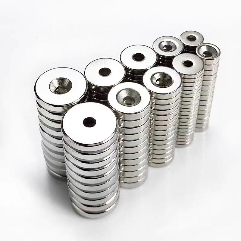 NdFeB Round Countersunk Magnet – Strong Magnetic Cylinder