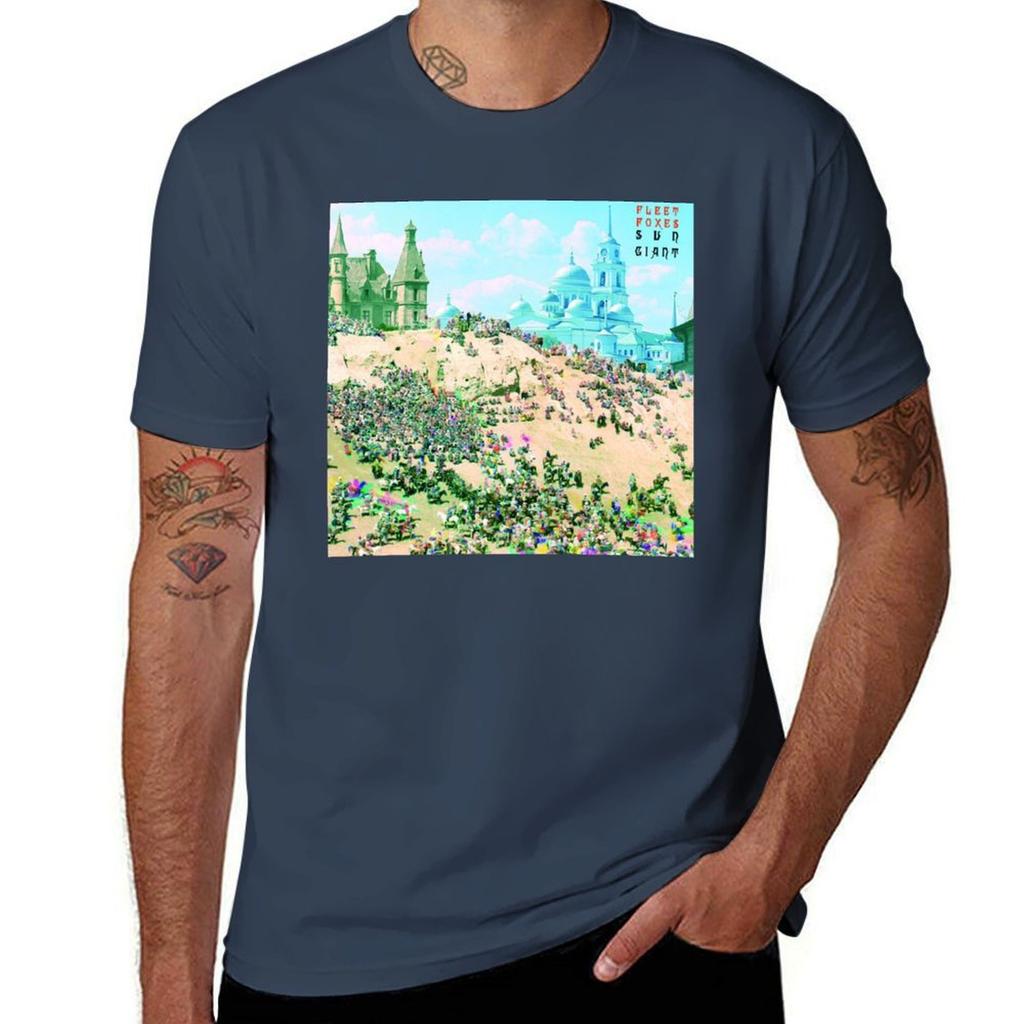 Fleet Foxes Tshirt Funny T Shirts Cotton Cotton T Shirts Unisex 100 Tshirt