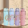 1PC Jethro Tull Retro Band Text Logo Print 750ml Portable Sports Water Bottle Leakproof Gym Outdoor Travel Drink Cup