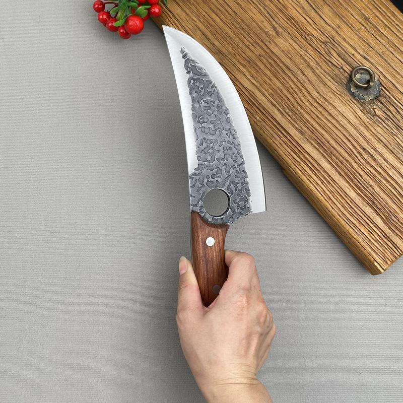 Schmieden Küchenmesser Chef Ausbeinmesser Metzger Schneiden Fleischerbeil Angelmesser Kochmesser
