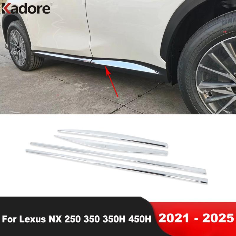 For Lexus NX 250 350 350H 450H    2024 2025 Steel Car Side Door Body Trim Door Panel Line Molding Strip Accessories