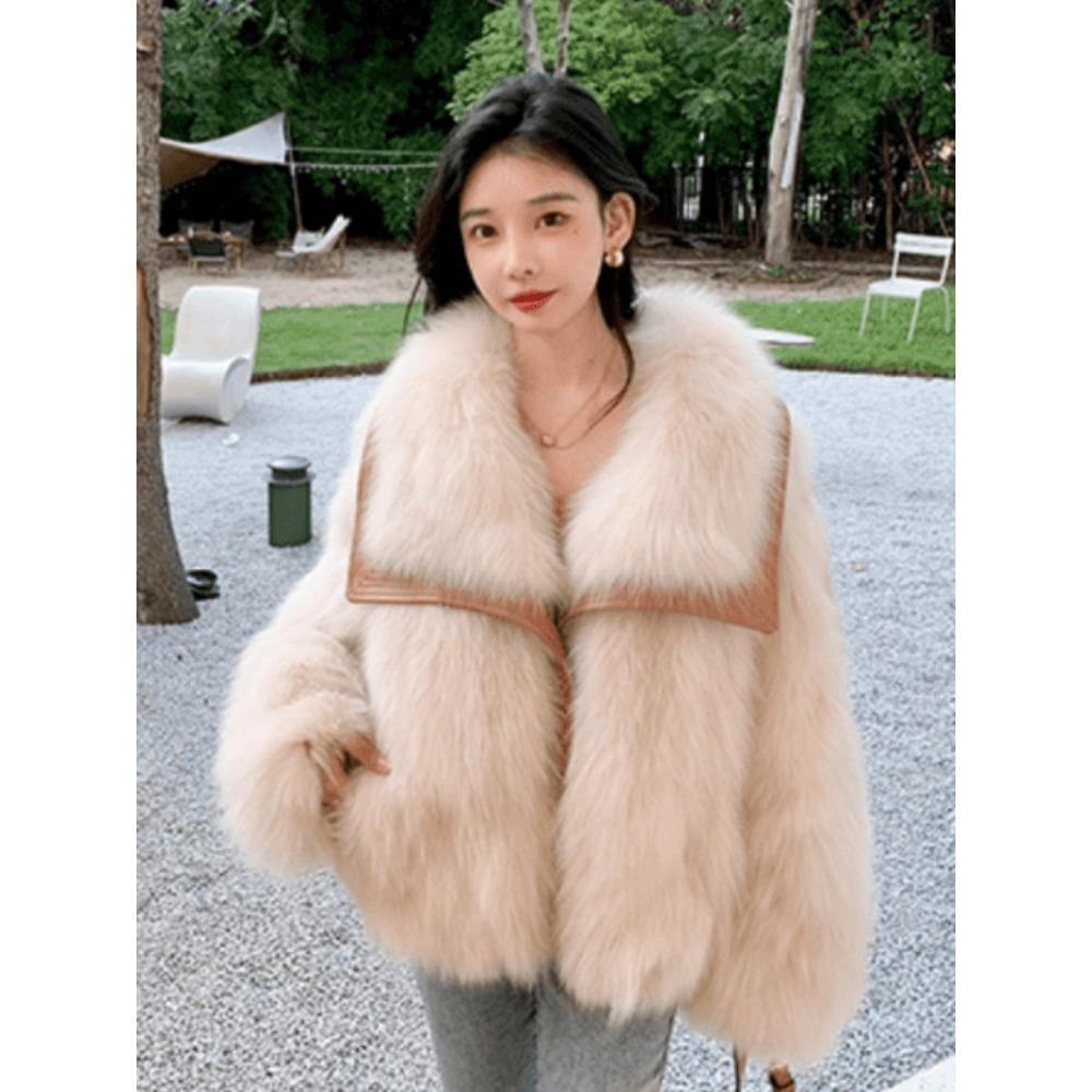 Premium Fur Coat Women's New Winter Plush Thickened Fur Coat Fluffy Foreign Gas Environmentally Friendly Foreign Gas Coat