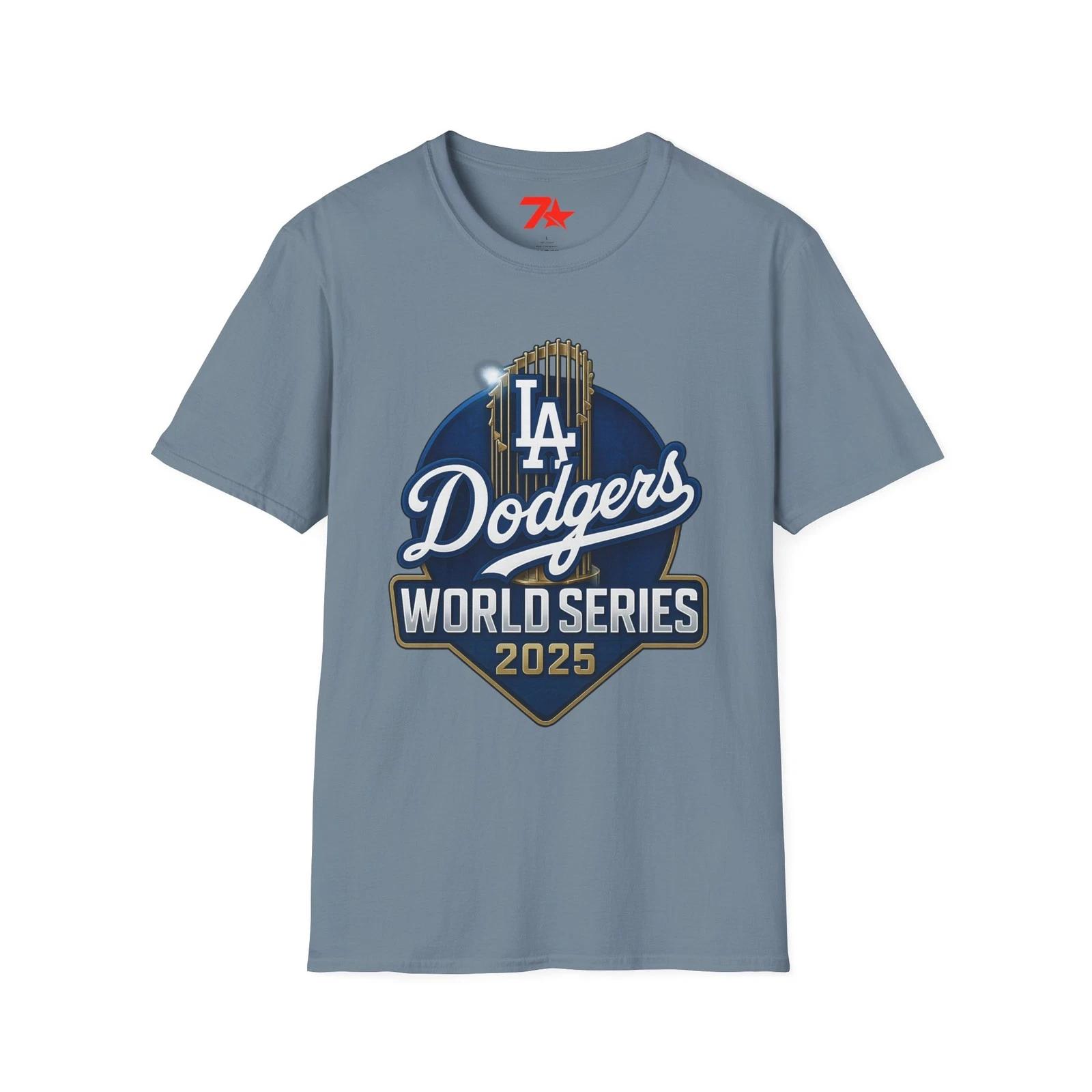 

LA Dodgers Baseball, 2 Prints Unisex T shirt, Softstyle Shirt, Baseball Raglan XL
