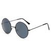 FOENIXSONG Round Pilots Sunglasses Vintage Silver Gold Black Frame Unisex Retro Sun Glasses for Men Women