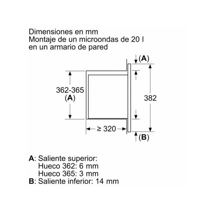 Micro-ondes Balay 3CG5142X3 20 L 800W