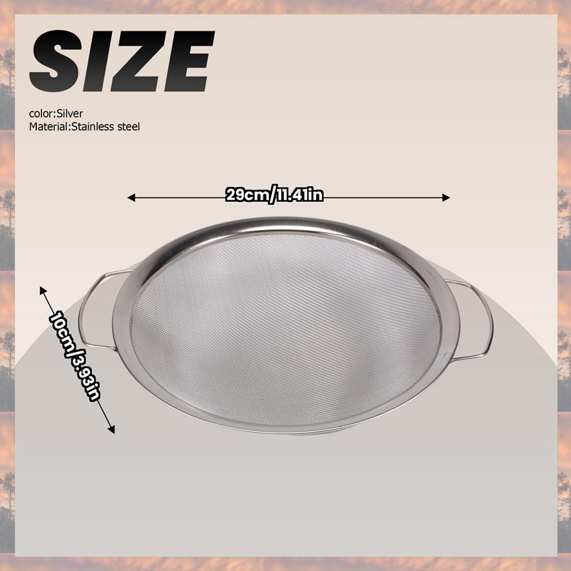 2025 Trend Paint Strainer Mesh Stainless Steel Paint Emulsion Honey Funnel Filter Cover Filter Tool Product 60-Mesh 11.4Inch Wid