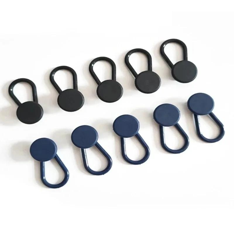 15mm/18mm Bukseforlengelsesknapper Fleksible Midjeforlengere for Svarte Jeans Bukser Graviditetsbukser Skjørt Forlengelsesknapp