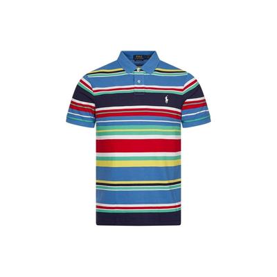 Polo Logo Striped Polo Shirt Men Tops Multicolor 710934553-001