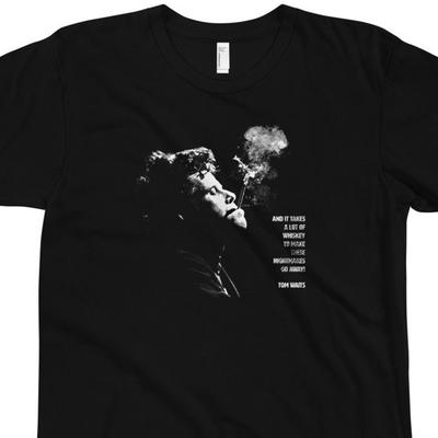Camiseta Joven Tom Waits vintage rock n roll