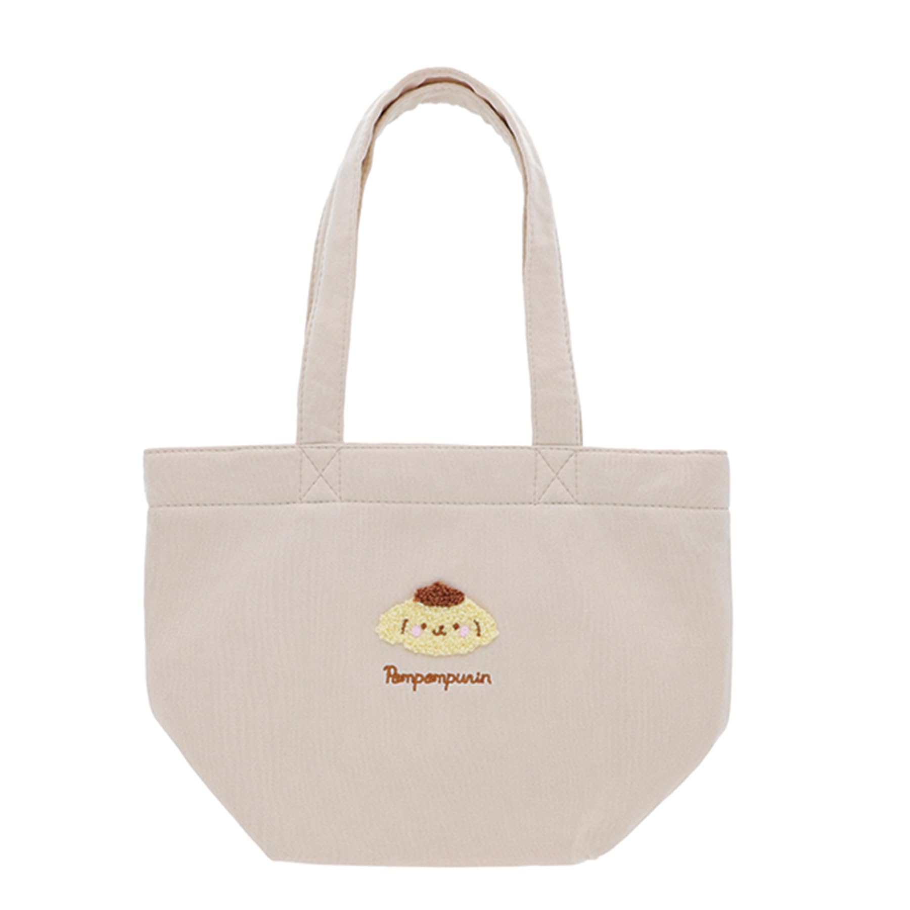 Marushin Mini Bag Sanrio Pompompurin Fluffy Pudding Makeup Design Perfect for Lunch Birthday Small Item 3825011500 - - Commuting, School, Bag, Gift,