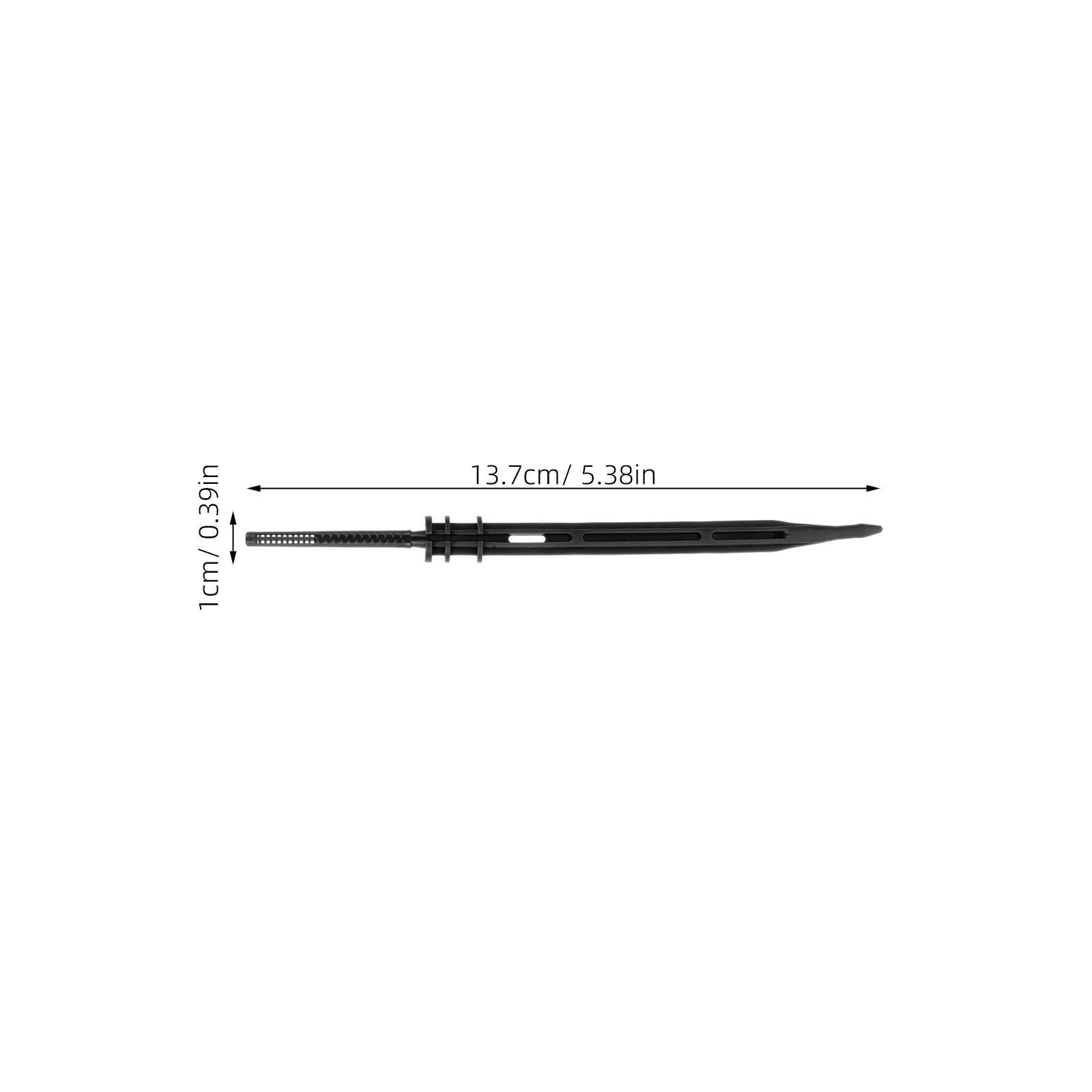 

100Pcs Drip Irrigation Emitters Stable Flow Straight Drip Arrows Easy Install Garden Patio Watering Cooling Irrigation System чорний
