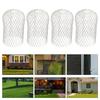 4 Pcs Metal Aluminum Filter Mesh Gutter Leaf Debris Mud Trap Guards Drain Pipe Cover Downpipe Guttering System