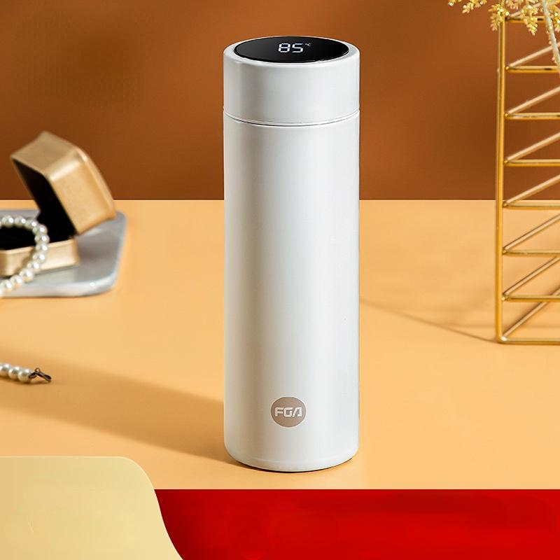 Intelligence Thermos Cup 480ml Vacuum Flasks Portable Stainless Steel Thermos Cup Water Bottle Travel Tea Mug Office Thermos Cup