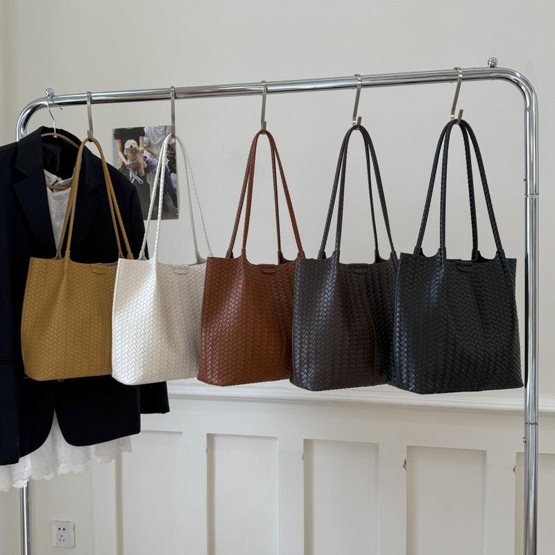 Pendler-Achseltasche - Klein, Hohe Kapazität, Gewebtes Design, Beliebte Umhängetasche, Tragetasche
