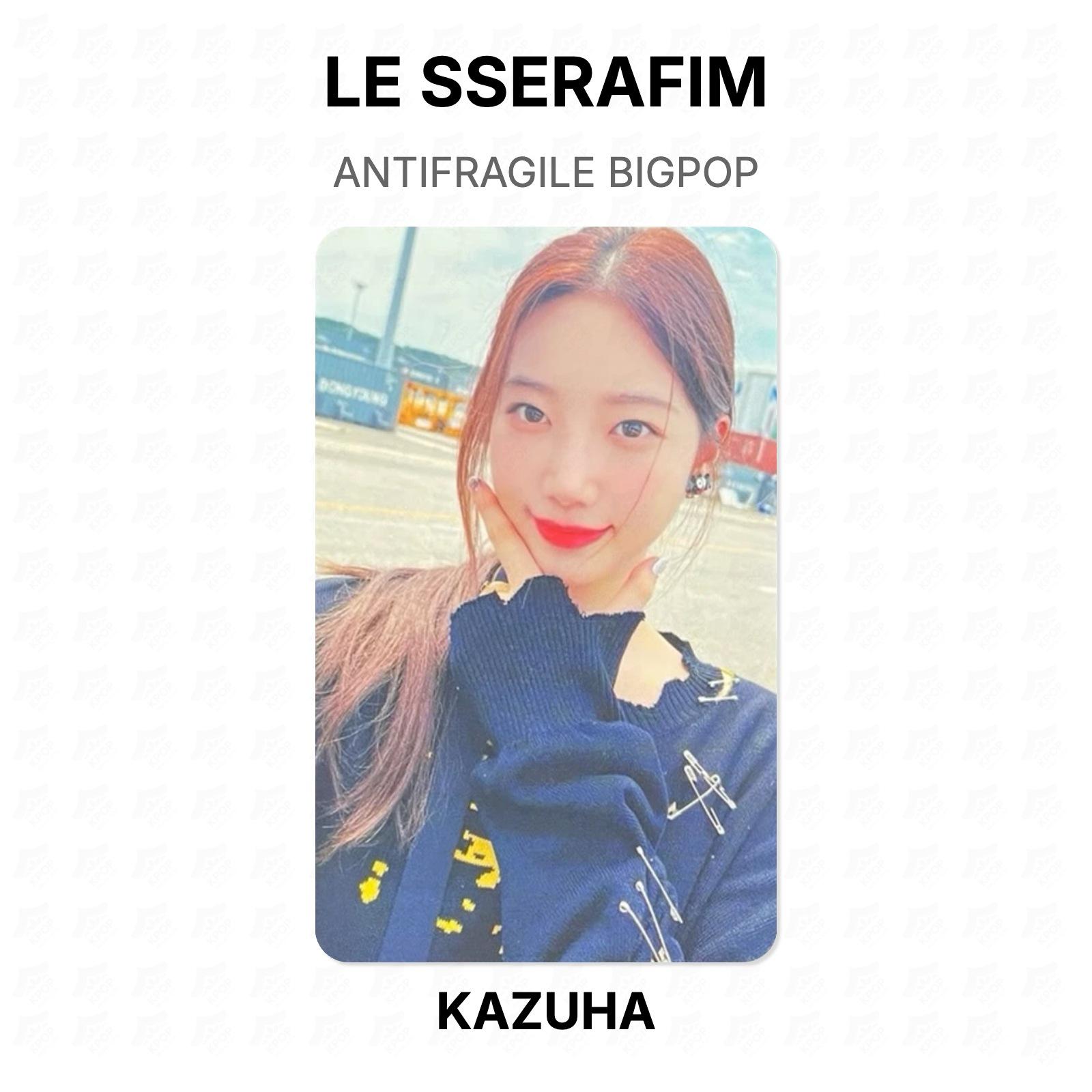 LE SSERAFIM ANTIFRAGILE BIGPOP Official Photocard KAZUHA