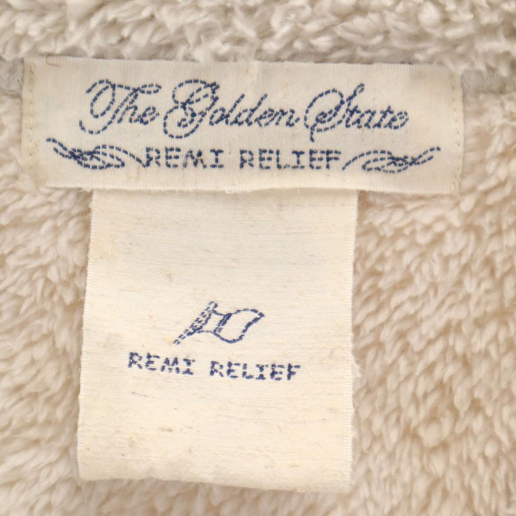 REMI RELIEF made in Japan Long sleeve Bore cardigan M Beige Men's Used