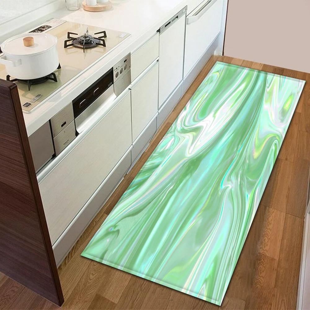 Oil Painting Graffiti Pattern Home Kitchen Floor Mat Door Front Decoration Floor Mat