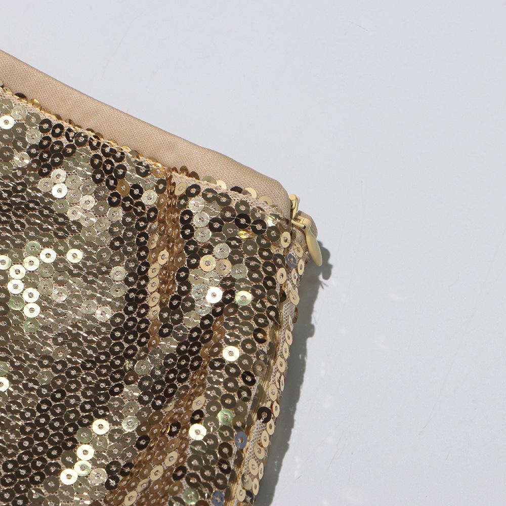 2026 Spring Luxury Sequin Patchwork A-line Evening Gown for Women