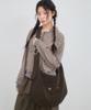 Leterie Ring Buckle Shoulder Big Bag_Dark Brown