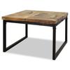 Day and Night - Day and Night Teak Resin Coffee Table 60x60x40 Cm