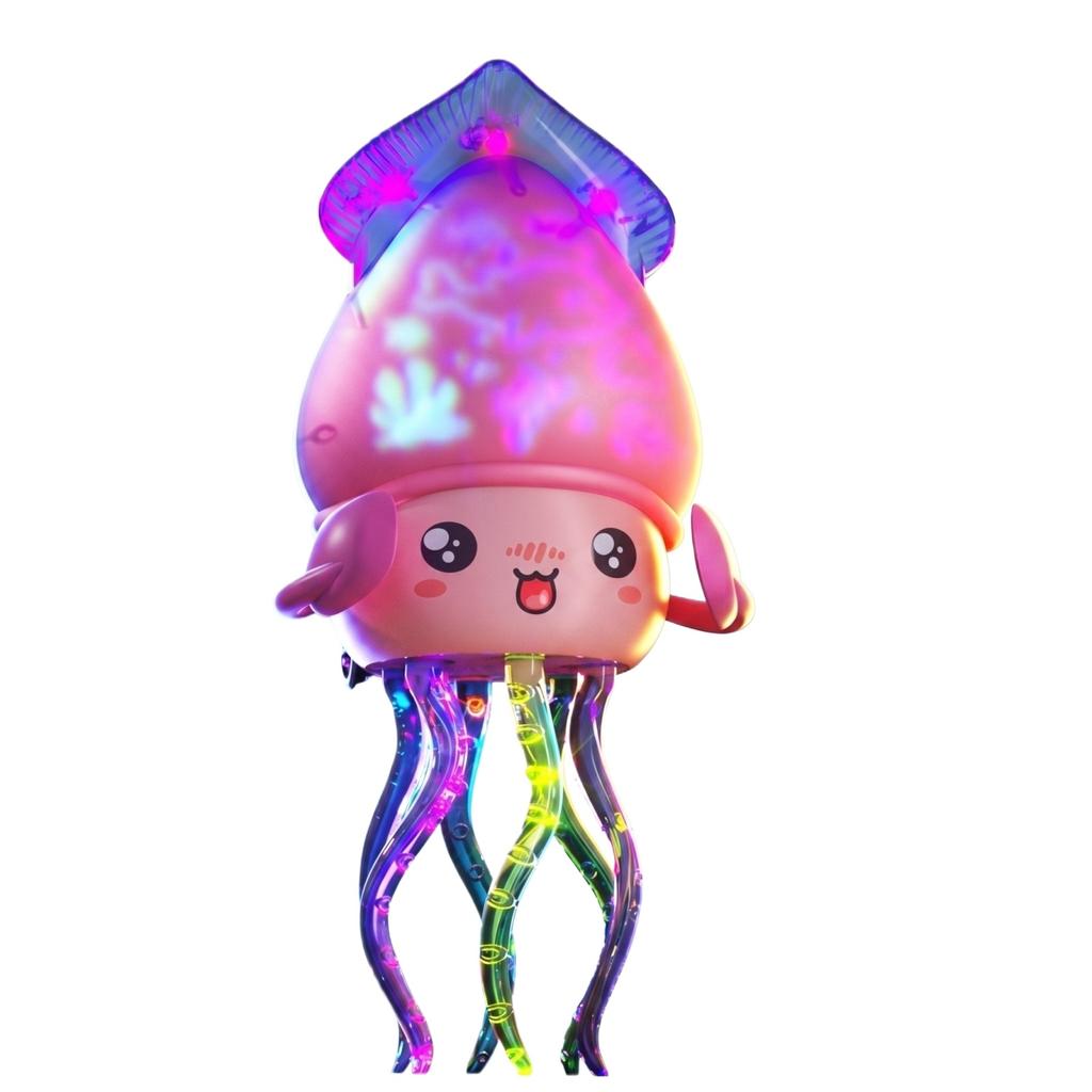 Electric, Magical Dancing Jellyfish With Automatic Obstacle Avoidance And Light Toy For Children.
