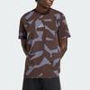 Adidas AMG Camo Cotton Knit Loose Short Sleeve Racing T-Shirt Men Tops KQ8353