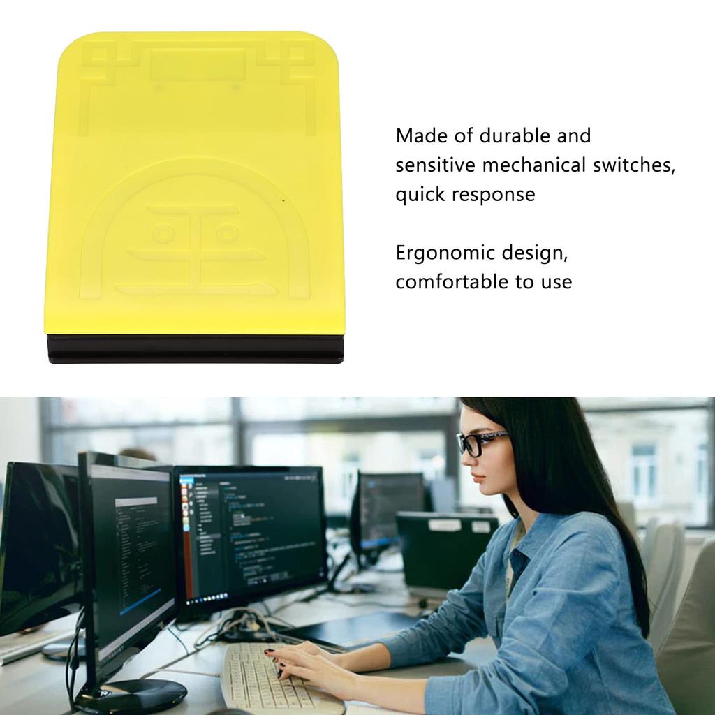 USB Foot Wireless Bluetooth Single Footswitch Control Program Customized Computer Keyboard Action Pedal for Pedal, 2.4G