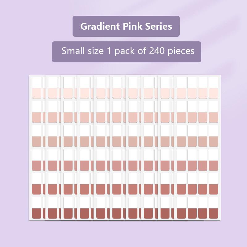 

120 листов Креативные градиентные цветные индексные липкие заметки Категории Студенческая простота Канцелярские товары Блок для заметок Милые школьные принадлежности as the picture