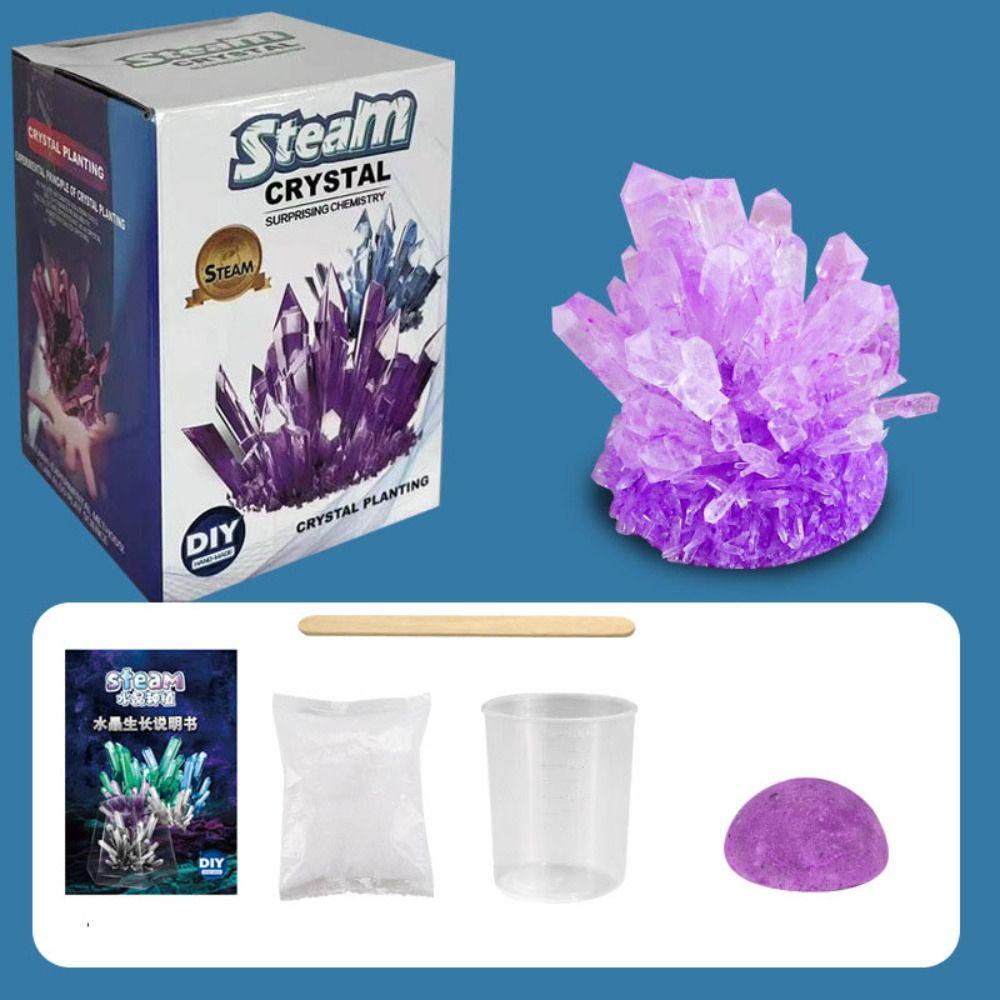 Easy To Grow Science Experiments Toy Colored Crystals Crystal Making Kit  Teens