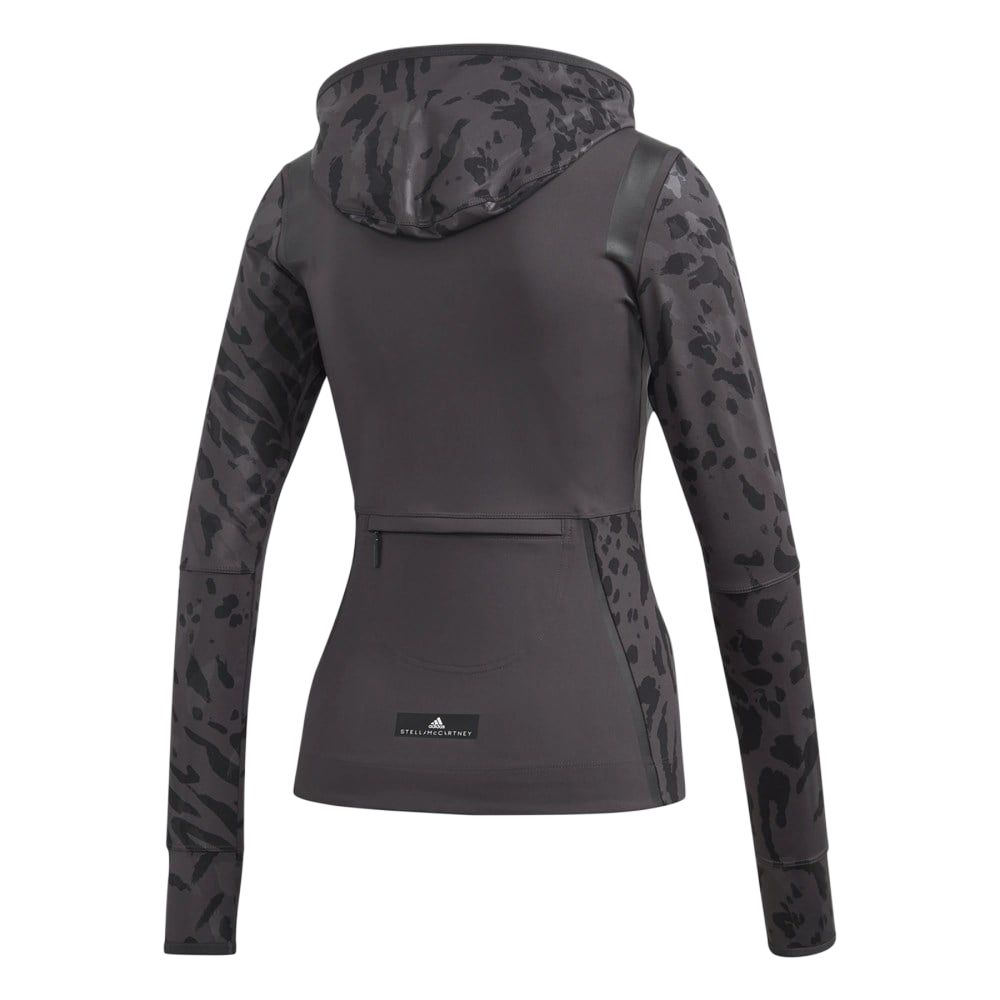 Adidas X Stella McCartney Collaboration Run Comfortable Soft Long Sleeve Hoodie Women hoodies Gray EI0837