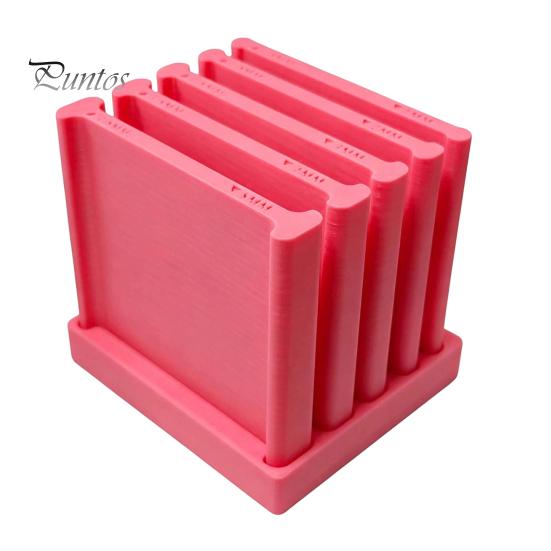 Jewelry Making Kits 1 Set Polymer Clay Thickness String Rollers, Rolling Guide 0.5-5mm, with Storage Ceramic Modeling Tools Base, Strip Roller