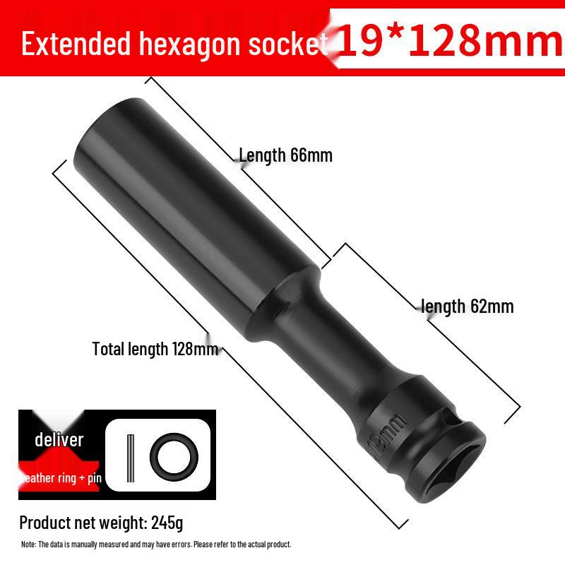 Ultra-Thin Long Thin-Wall Impact Socket Wrench for Motorcycle & Electric Vehicle Repair