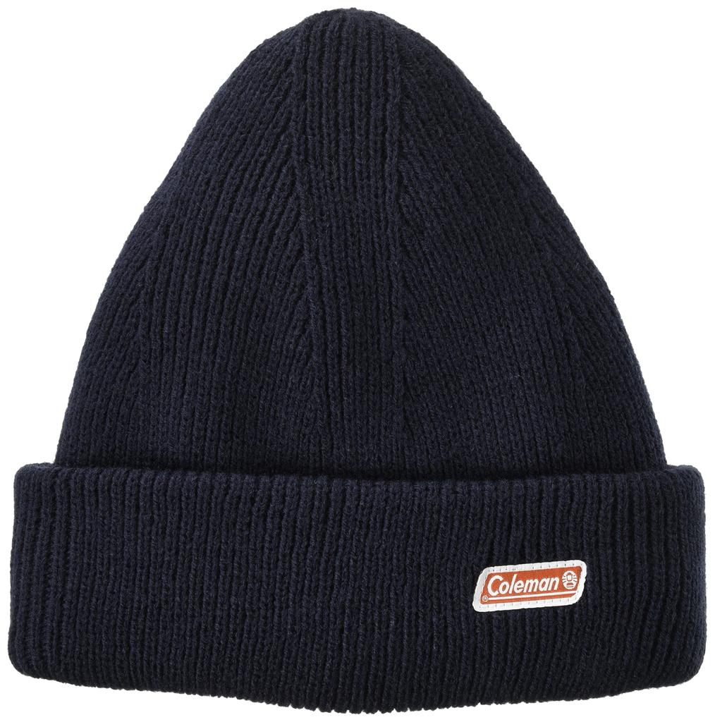 Coleman Knit Sizes Cap, Fleece-Lined, Navy, 57-59cm, 492-0032