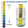 Digital pH Meter Portable Water Quality Tester with Glass Probe 0-14 pH Range High Accuracy Testing Kit for Lab and Home Use 