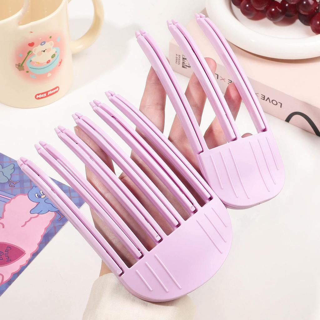 Fermagli per capelli ricci soffici, radici dei capelli, fermagli per capelli volumizzanti, fermagli per capelli da donna, forma fissa, bigodino per capelli alla moda
