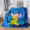 1pc, Disney Snow White Dopey Character Tie Dye Home Decor Throw Blanket Perfect for Couch, Bed, Travel
