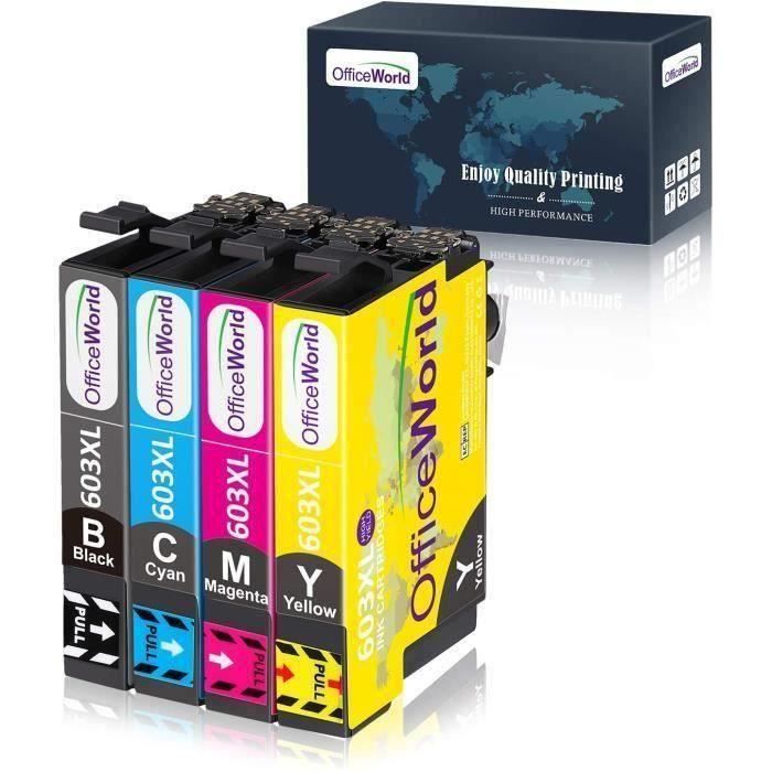 Cartouche d'encre Epson 603XL multi-couleurs pour imprimante Workforce WF-2810DWF