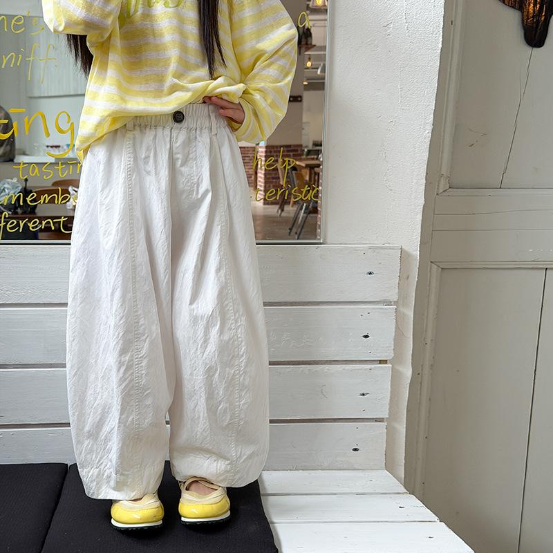 Kids Loose Lightweight Spliced Casual Anti Mosquito Long Pants For Boys And Girls 100cm