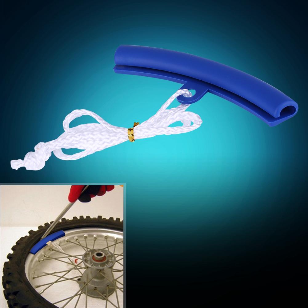 2Pcs Car Motorcycle Wheel Rim Protectors Tire Edge Protection Tyre Repairing Tools Blue