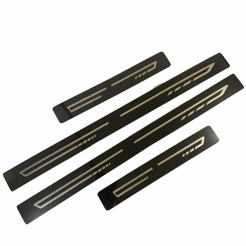 Universal Car Door Sill Protector Stickers: Non-Connected Blade Models, Anti-Scratch & Impact Strips for Modification