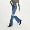 YERAD Damen Jeans mit Mikrofell-Futter und leicht ausgestelltem Bein