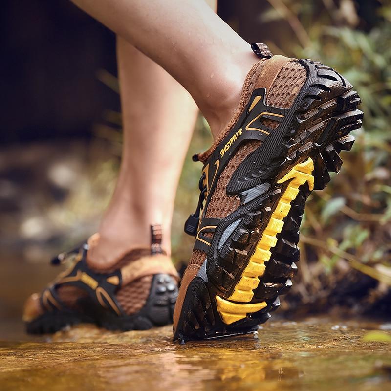 Letnie Outdoorowe Szybkoschnące Buty Plażowe do Wody Męskie Antypoślizgowe Wygodne Skarpety Buty Elastyczne Buty do Wędrówek Trekkingowych Unisex