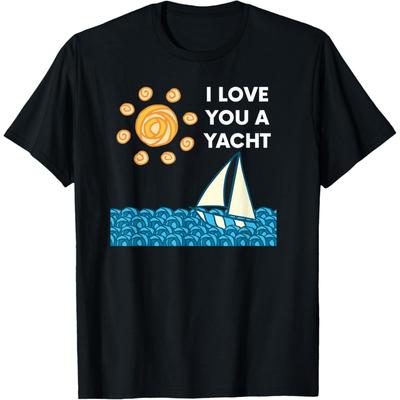 I LOVE YOU A YACHT YOUTH KIDS CUTE SHIRT