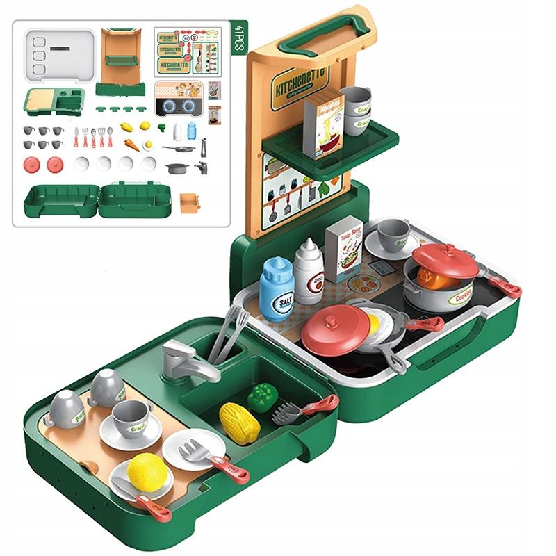 [PACZB][5] Portable Kitchen in a Suitcase for Children U838