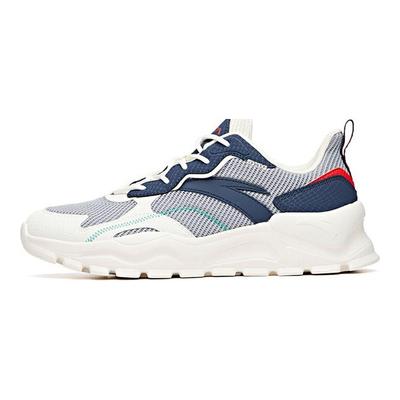 Comfortable Versatile Shock Absorbing Non-Slip Breathable Low-Top Training Shoes Men Shoes White Blue Fog-Gray 912027022-5