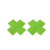Sexy Self-Adhesive Breast Nipple Cover Bra Pasties Pad Cross Shape Stickers